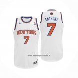 Maglia New York Knicks Carmelo Anthony #7 Bianco