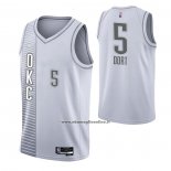 Maglia Oklahoma City Thunder Luguentz Dort #5 Citta 2021-22 Bianco