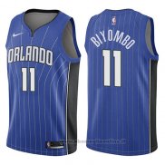 Maglia Orlando Magic Bismack Biyombo NO 11 Icon 2017-18 Blu