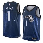 Maglia Orlando Magic Jonathan Isaac NO 1 Citta 2018 Blu