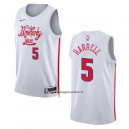 Maglia Philadelphia 76ers Montrezl Harrell #5 Citta 2022-23 Bianco