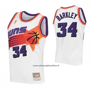 Maglia Phoenix Suns Charles Barkley #34 Mitchell & Ness 1992-93 Bianco