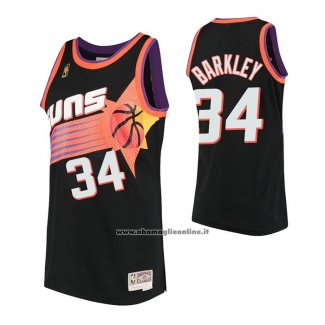 Maglia Phoenix Suns Charles Barkley #34 Mitchell & Ness 1992-93 Nero