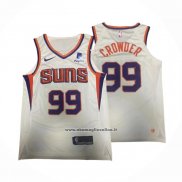 Maglia Phoenix Suns Jae Crowder #99 Association Autentico Bianco