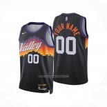Maglia Phoenix Suns Personalizzate Citta 2025-26 Nero