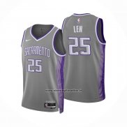 Maglia Sacramento Kings Alex Len #25 Citta 2022-23 Grigio