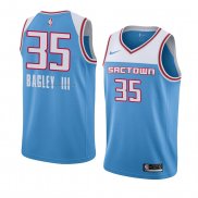 Maglia Sacramento Kings Marvin Bagley III NO 35 Citta 2018-19 Blu