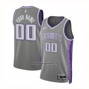 Maglia Sacramento Kings Personalizzate Citta 2022-23 Grigio