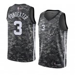 Maglia San Antonio Spurs Quincy Pondexter NO 3 Citta 2018 Grigio