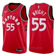 Maglia Toronto Raptors Delon Wright NO 55 Icon 2017-18 Rosso