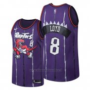 Maglia Toronto Raptors Jordan Loyd NO 8 Classic Edition Viola