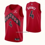 Maglia Toronto Raptors Scottie Barnes #4 Icon 2020-21 Rosso