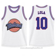 Maglia Tune Squad Lola Bunny NO 10 Bianco