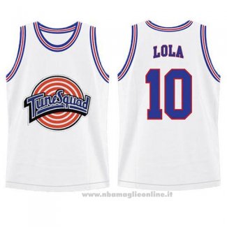 Maglia Tune Squad Lola Bunny NO 10 Bianco