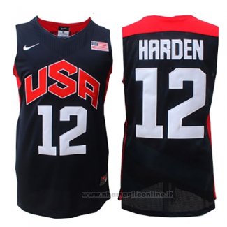 Maglia USA 2012 James Harden NO 12 Nero