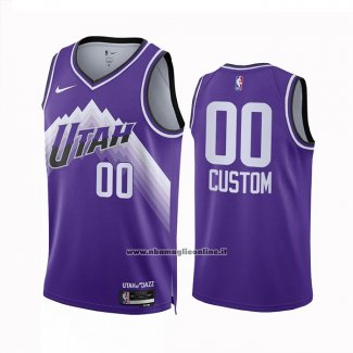 Maglia Utah Jazz Personalizzate Citta 2023-24 Viola