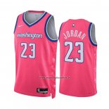 Maglia Washington Wizards Michael Jordan #23 Citta 2022-23 Rosa