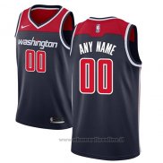 Maglia Washington Wizards Personalizzate 17-18 Blu