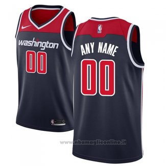 Maglia Washington Wizards Personalizzate 17-18 Blu