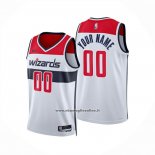 Maglia Washington Wizards Personalizzate Association 2024-25 Bianco