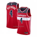 Maglia Washington Wizards Russell Westbrook #4 Icon 2020-21 Rosso