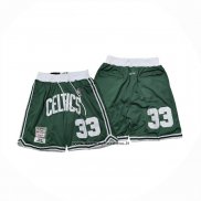 Pantaloncini Boston Celtics Mitchell & Ness 1985-86 Verde