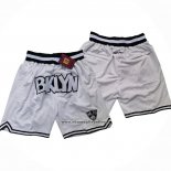 Pantaloncini Brooklyn Nets Just Don Bianco