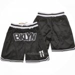 Pantaloncini Brooklyn Nets Kyrie Irving Just Don Nero