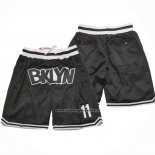 Pantaloncini Brooklyn Nets Kyrie Irving Just Don Nero