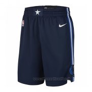 Pantaloncini Dallas Mavericks Statement 2019 Blu