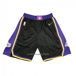 Pantaloncini Los Angeles Lakers Earned Viola