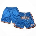 Pantaloncini Oklahoma City Thunder Just Don Blu