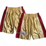 Pantaloncini Philadelphia 76ers Mitchell & Ness Or
