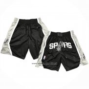 Pantaloncini San Antonio Spurs Just Don Nero Grigio